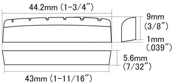 Ersatzteil für Gitarre Hosco HSB-NM1 White Ersatzteil für Gitarre - 2