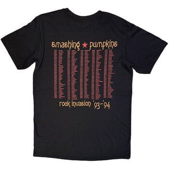 T-krekls The Smashing Pumpkins Rock Invasion (Back Print) Black S T-krekls - 2