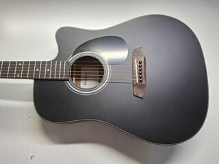 Dreadnought Guitar Pasadena PDC-100 Black Dreadnought Guitar (Damaged) - 1