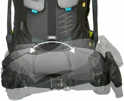 Outdoor Backpack Thule Guidepost 75L Obsidian Outdoor Backpack - 6