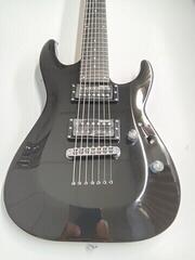 Guitarra elétrica de 7 cordas ESP LTD MH-17Kit Black Guitarra elétrica de 7 cordas (Tao bons como novos) - 1