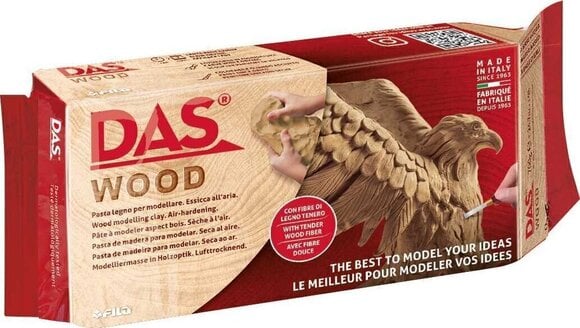 Argilla essiccabile all’aria DAS F348800 Argilla essiccabile all’aria Legna 700 g - 2