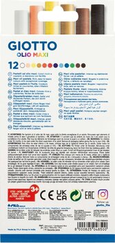 Pastel à l'huile GIOTTO Olio Maxi Coffret de pastels à l'huile Mélange 12 pcs - 2