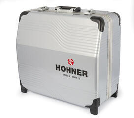 Piano accordion Hohner Mattia IV 120 CR Piano accordion Gun Black/White Key - 3