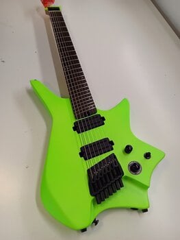 Headless Gitarre HILS Guitars HZ7 NEXT Neon Green Headless Gitarre (Neuwertig) - 2