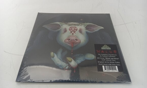 LP Samuel Laflamme - Malum (180g) (Grey With Red Swirl & White Splatter) (LP) (Alleen uitgepakt) - 2