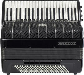 Piano accordion Hohner Mattia IV 120 CR Piano accordion Gun Black/Pearl Key - 1
