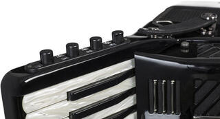 Piano accordion Hohner Mattia IV 120 CR Piano accordion Gun Black/Pearl Key - 2