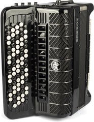 Fisarmonica a bottoni Hohner Mattia IV 120 CR B Fisarmonica a bottoni Gun Black - 2