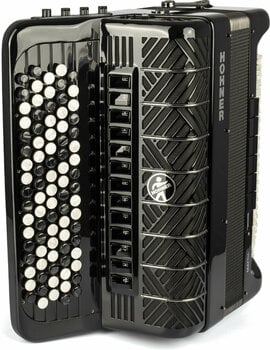 Button accordion
 Hohner Mattia IV 120 CR B Gun Black Button accordion
 - 3