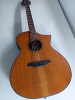 Bromo BAT4MCE Natural Jumbo Elektro-Akustikgitarren