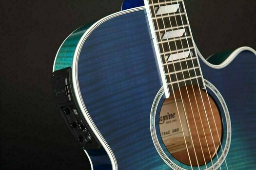 guitarra eletroacústica Takamine TSP178AC-SBB See Thru Blue Burst - 3