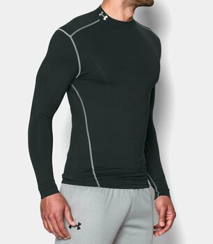 Thermo ondergoed Under Armour ColdGear Compression Mock Black/Steel M - 6