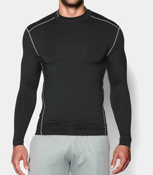 Thermal Clothing Under Armour ColdGear Compression Mock Black/Steel 2XL - 4