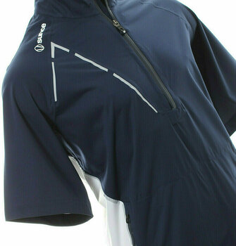 Vandtæt jakke Sunice Sullivan Zephal Short Sleeve Waterproof Jacket Navy M - 2