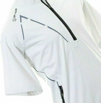 Jachetă impermeabilă Sunice Sullivan Zephal Short Sleeve Waterproof Jacket White M - 3