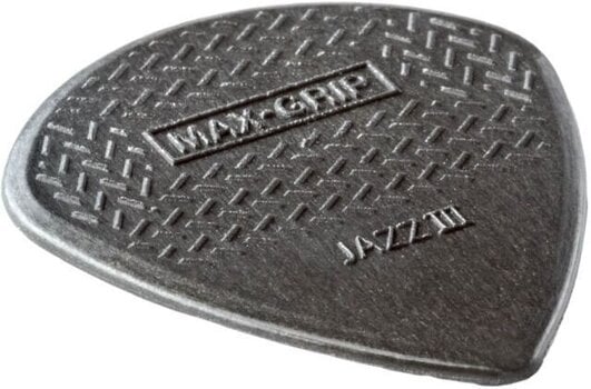 Plektrum Dunlop 471R3C Nylon Max Grip Jazz III Carbon Plektrum - 3