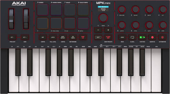 MIDI sintesajzer Akai MPK Mini MK4 Basic SET Black MIDI sintesajzer - 2