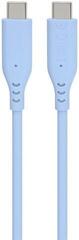USB Cable PremiumCord Silicone USB-C 60W 480Mbps Blue 1,5 m USB Cable - 1