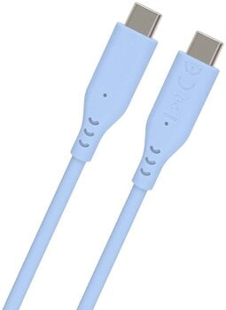 USB кабл PremiumCord Silicone USB-C 60W 480Mbps Blue 1,5 m USB кабл - 3