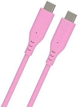 USB кабл PremiumCord Silicone USB-C 60W 480Mbps Pink 1,5 m USB кабл - 3
