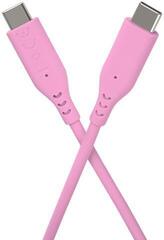 USB кабл PremiumCord Silicone USB-C 60W 480Mbps Pink 1,5 m USB кабл - 3