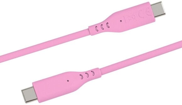 USB кабл PremiumCord Silicone USB-C 60W 480Mbps Pink 1,5 m USB кабл - 5