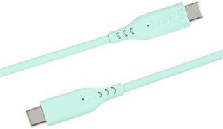 USB Cable PremiumCord Silicone USB-C 60W 480Mbps Turquoise 1,5 m USB Cable - 4