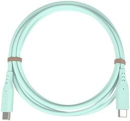 USB Cable PremiumCord Silicone USB-C 60W 480Mbps Turquoise 1,5 m USB Cable - 5