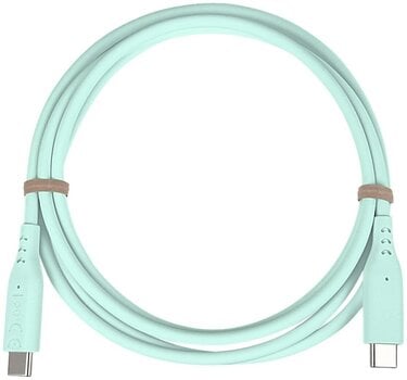 USB кабл PremiumCord Silicone USB-C 60W 480Mbps Turquoise 1,5 m USB кабл - 6