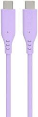USB кабл PremiumCord Silicone USB-C 60W 480Mbps Purple 1,5 m USB кабл - 1