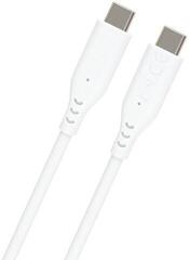 USB Cable PremiumCord Silicone USB-C 60W 480Mbps White 1,5 m USB Cable - 2