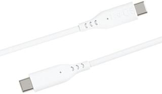 USB Cable PremiumCord Silicone USB-C 60W 480Mbps White 1,5 m USB Cable - 4