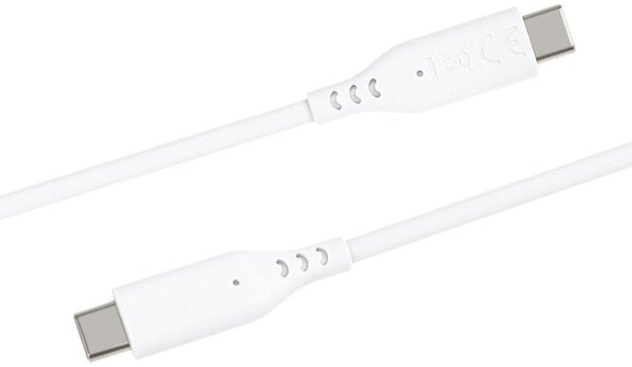 USB кабл PremiumCord Silicone USB-C 60W 480Mbps White 1,5 m USB кабл - 5