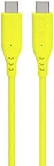 USB Cable PremiumCord Silicone USB-C 60W 480Mbps Yellow 1,5 m USB Cable - 1