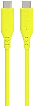 USB кабл PremiumCord Silicone USB-C 60W 480Mbps Yellow 1,5 m USB кабл - 2