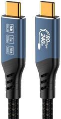 USB Cable PremiumCord USB4 Version 2.0 80Gbps 16K@60Hz 240W Thunderbolt 5 1 m USB Cable - 1