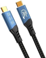USB Cable PremiumCord USB4 Version 2.0 80Gbps 16K@60Hz 240W Thunderbolt 5 1 m USB Cable - 3