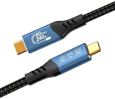 USB Cable PremiumCord USB4 Version 2.0 80Gbps 16K@60Hz 240W Thunderbolt 5 1,2 m USB Cable - 5