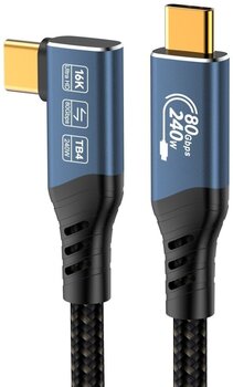 USB Cable PremiumCord USB4 Version 2.0 80Gbps 16K@60Hz 240W Thunderbolt 5 1 m USB Cable - 2