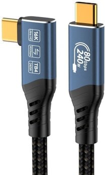 USB Cable PremiumCord USB4 Version 2.0 80Gbps 16K@60Hz 240W Thunderbolt 5 1,5 m USB Cable - 2