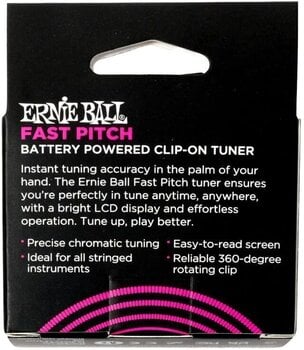 Accordatore Clip Ernie Ball Fast Pitch Accordatore Clip - 5