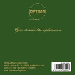 Струни за цигулка Optima Goldbrokat Premium 24K Gold E 4/4 Medium Ball End Струни за цигулка - 1