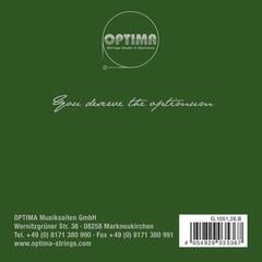 Saiten für Streichinstrumente Optima Goldbrokat Premium Steel E 4/4 Extra Strong Ball End Saiten für Streichinstrumente - 1