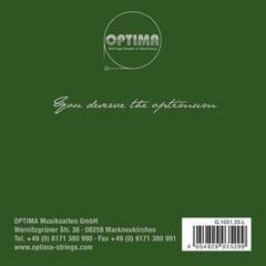 Violin Strings Optima Goldbrokat Premium Steel E 4/4 Soft Loop End Violin Strings - 1
