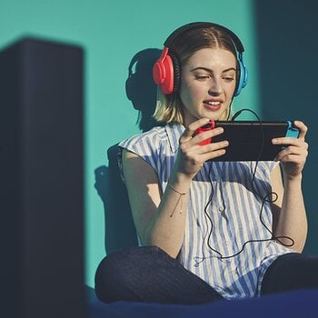 PC sluchátka JBL Quantum 100 Nintendo PC sluchátka - 12