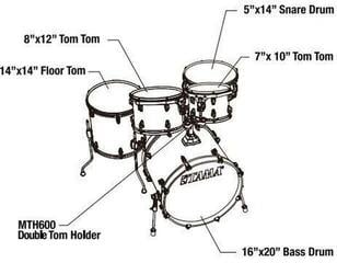 Drumkit Tama CK50RS-ISP Superstar Classic Indigo Sparkle Drumkit - 1
