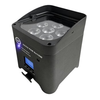 LED PAR Light4Me ACCU PAR 6x10W RGBWAUV LED PAR - 5