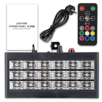 Strobe Light4Me STROBE PANEL 18 RGB Strobe - 8