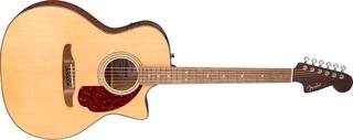 Elektroakustická kytara Dreadnought Fender California Deluxe Newporter CE WN Natural Elektroakustická kytara Dreadnought - 2